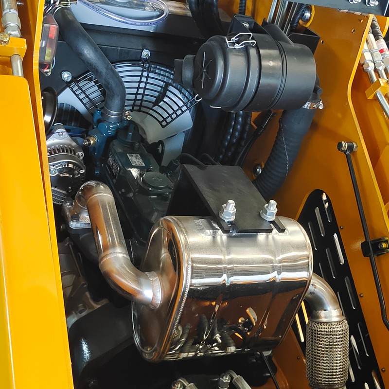 Minicarregadora de rastos