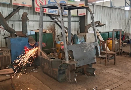 produção de empilhadeiras