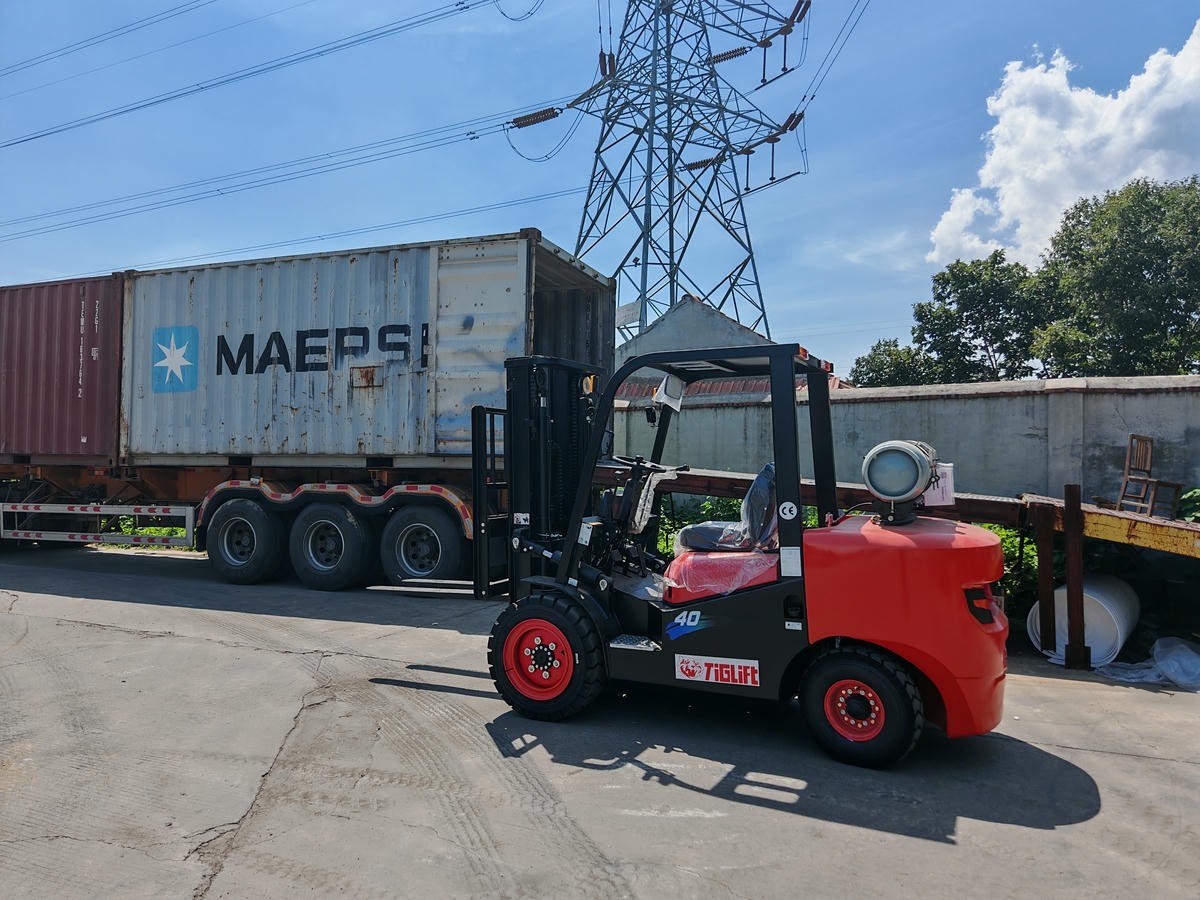 Foto de remessa de empilhador de GPL