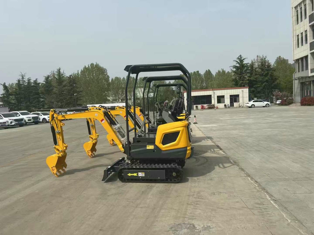 Escavadora de construção interna