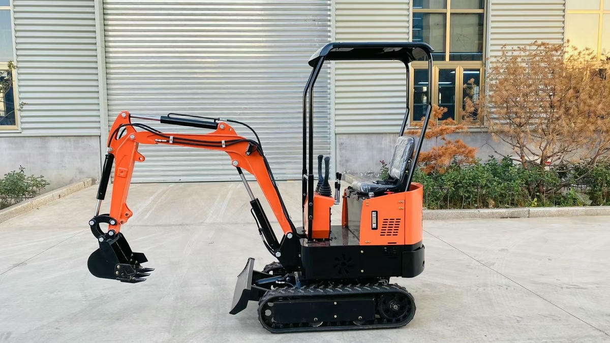 Escavadora pequena