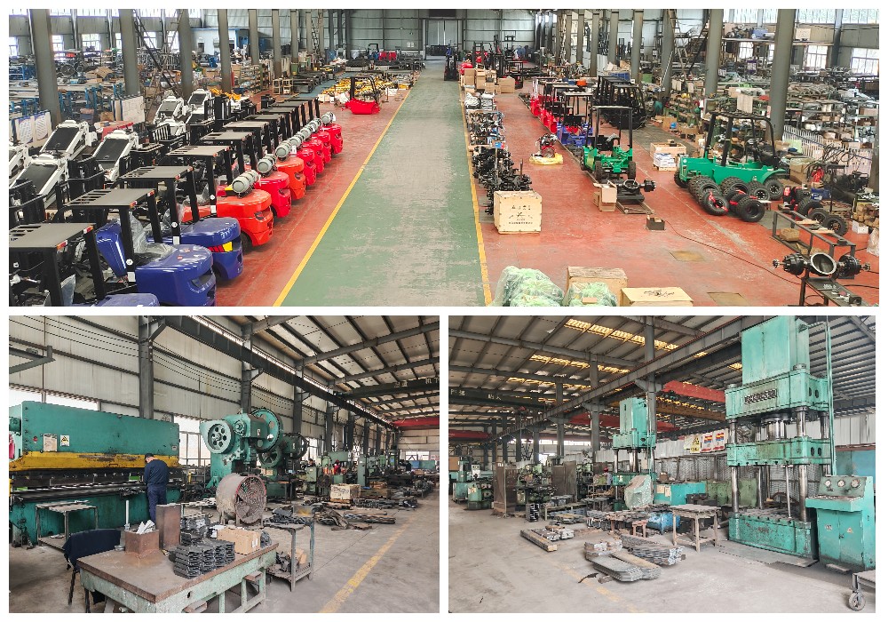 Exposição de fábrica de empilhadores. jpg