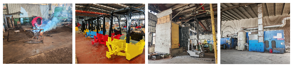 Fábrica de empilhadores em exposição. jpg